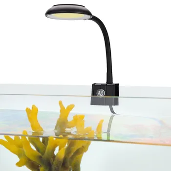 USB Led настолна лампа за аквариум, Пластмасов оцветяване за малки аквариумни растения, Аксесоар за декоративна лампа за ландшафта
