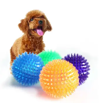 Агресивни детски играчки за дъвчене за кученца Златист Ретривър, големи кучета, Шипастые топки, Интерактивни играчки, играчки за куче топки, топката таралеж