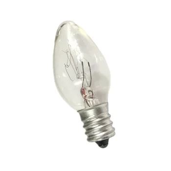 20PCS 7-Ваттная Нощна Лампа C7 E12 и Сменяеми Лампи За Солна Лампа, Крушка с нажежаема Жичка От Прозрачно Стъкло