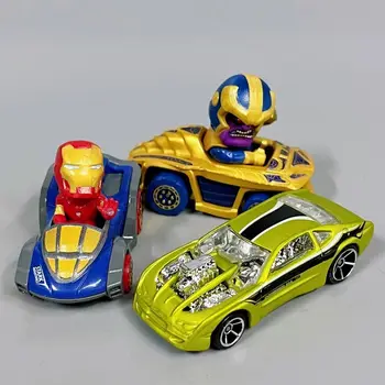 Марвел Танос Железния Човек, за момчета и момичета, нова творческа личност, мультяшная модел кола, бижута, детски играчки, празнични подаръци