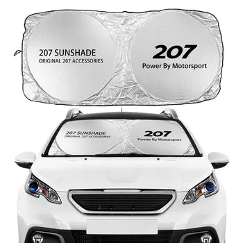 За автомобил Peugeot 207 Слънчеви очила на предното стъкло Слънчеви сенници за предното стъкло на автомобила Защита от чадър Автоаксесоари Украса