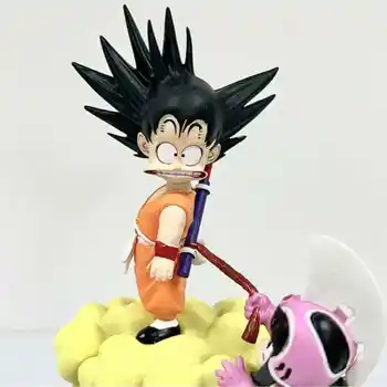 10 см Dragon Ball Аниме Фигурка Сун Goku Чичи Обръща Облак Модел Кукли Фигурка Декор Екшън Колекция от Подаръци За Рожден Ден, детски Играчки