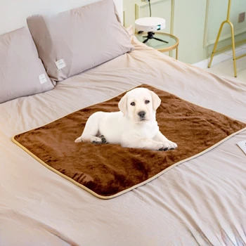 Космати мека куче одеяло фланела водоустойчив pet pet одеяло подложка с дебелина куче, коте легло одеяло може да се пере пухкави каре за кучета и котки