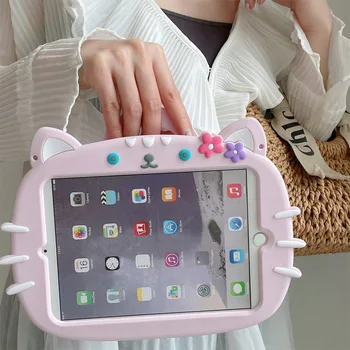 За iPad Pro 11 Калъф Kawaii Hello Kitty За iPad 10.9 10th 9th 8th 7th Поколение на 9.7 2018 Калъф с въртящ се на 360 Градуса Стойка За таблет