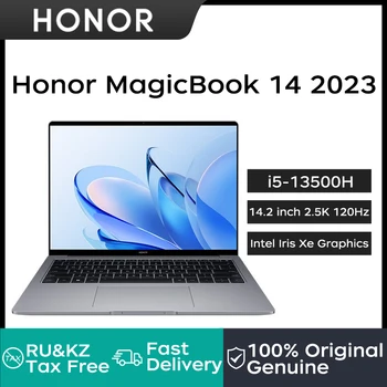 Лаптоп Honor MagicBook 14 2023 14,2 инча екран с 2.5 K 120 Hz IPS Лаптоп i5-13500H 16 GB, 512 GB Графичен Нетбук, Intel Iris Xe