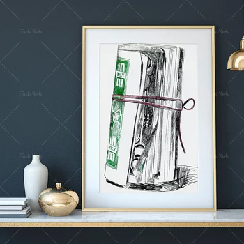 Гумена лента - Арт принт Анди Уорхол, дигитално изкуство за изтегляне, Поп-арт, Принт в стил поп-арт, Плакат на Анди Уорхол, модерно изкуство