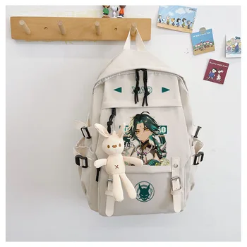 Genshin Impact Аниме Cosplay Училищна чанта за студенти Раница Klee Cartoon Bookbag Раница за лаптоп Пътен Раница За момичета и момчета, Подаръци на открито