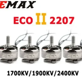 Подобрен Emax ECO II Серия 2207 1700/1900/2400KV 3-6 S Бесщеточный Двигател 4 мм Подшипниковый Вал за Радиоуправляемого Дрона Quacopter FPV Racing
