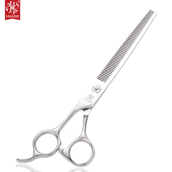 HUASIS HU22 Разредител за лявата ръка Класически ножици за подстригване 440C Инструмент за грижи за домашни любимци, 6,5 