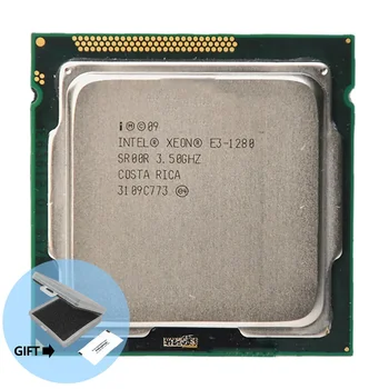 Процесор Intel Xeon Φ E3 1280 3,5 Ghz четириядрен восьмипоточный КПД 8 Mb 95 W LGA 1155