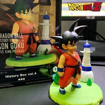 10 см Оригиналния Dragon Ball Son Goku History Box Vol.4 Аниме Фигурка PVC Модел Украшение Колекция от Статуи на Стил Детски Подарък