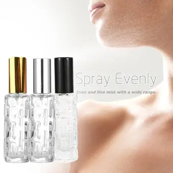 стъклен флакон за парфюм обем 1бр-10 мл, алуминиев флакон със спрей, празен флакон за парфюм E8T5