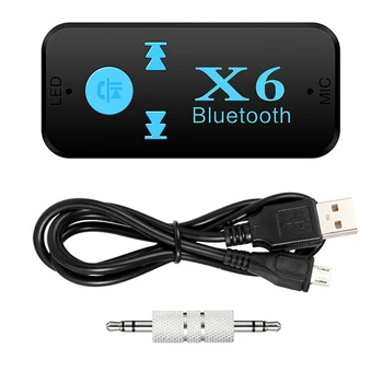 Адаптер Aux Bluetooth за кола с жак 3,5 мм USB Bluetooth4.0 за Fiat Fiorino 595 500 500S Toro Fullback Aegea