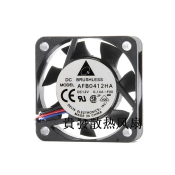 Новост за AFB0412HA 4010 DC12V 0.14 a 4 см 40*40*10 Мм аксиален вентилатор за охлаждане на процесора с двойна топка