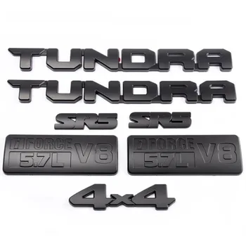 Отнася се за пикапу Toyota Tundra с логото на Tantu 4X4 SR5 1794 V8 с логото на опашката част, странични эмблеме врати.