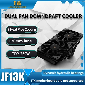 JiuShark JF13K CPU Cooler Air AMD Push Down Placa De Video Фен ARGB 13 поколение 1700 Shenguang PWM Интелектуална Температура 13K