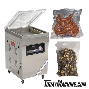 Автоматична опаковъчна машина за кренвирши, месо, ориз, търговски вакуумно пакетираща машина