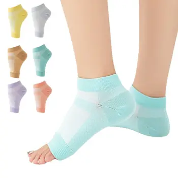 Компресия чорапи за глезените при невропатия, чорапи с отворени пръсти, Които обветривание, Дишащи, за да се грижи за кожата на краката, Нова подкрепа за глезените