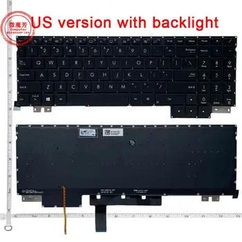 Нова американска За Asus ProArt Studiobook 16 H5600 W5600 H7600 W7600 H5600Q H7600Z W7600H UX7602Z Клавиатура на лаптоп С подсветка
