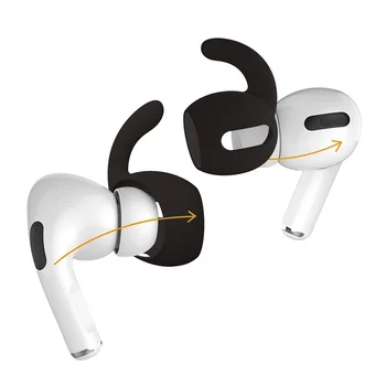За AirPods Pro Силиконов калъф за слушалките, който предпазва от загуба на Тапи за уши, мек защитен калъф за уши