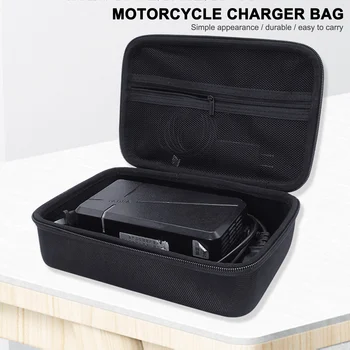 Пътна чанта за съхранение зарядно устройство за мотоциклет, Удароустойчив ръчно батерия за электромобиля, твърд калъф от EVA, чанта за съхранение, Ударопрочная