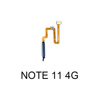 Бутон Home Сензор за Пръстови Отпечатъци За Redmi Note 11 4G Гъвкав Кабел Сензорни резервни Части За Ремонт на 