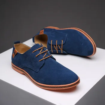 2022 модерен мъжки ежедневни обувки; новост на пролетта, мъжки обувки на плоска подметка с шнур; мъжки велурени oxfords; мъжки кожени обувки; zapatillas hombre; размер на 38-48