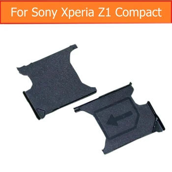 Оригинален Адаптер тава за sim-карти Sony xperia Z1 mini M51W D5503 Тава за слота за sim-карти Sony Z1 compact притежател на устройство за четене на сим-карти