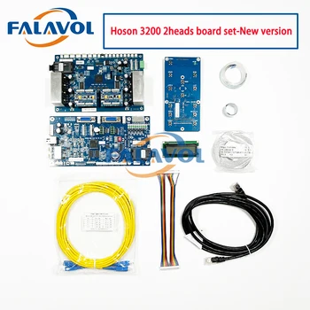 Комплект платка FALAVOL Hoson за печатащата глава на Epson I3200 с Двойна глава Комплект дънната платка Мрежа за печатни платки на ЕКО-поток/водна основа