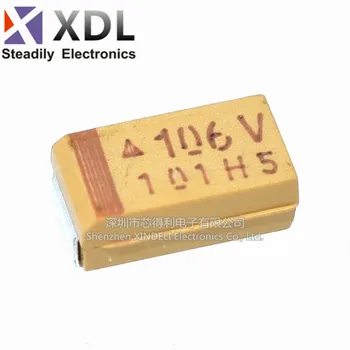 10шт C на Корпуса 10 icf 35V 106 106V SMD Танталовый кондензатор с точност 10% 6032 SMD
