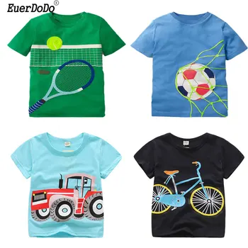 Лято 2020, детски ризи, детски памучни блузи, тениски с анимационни герои за момчета, блуза за момичета, училищни връхни дрехи, детски тениски 2-8 години