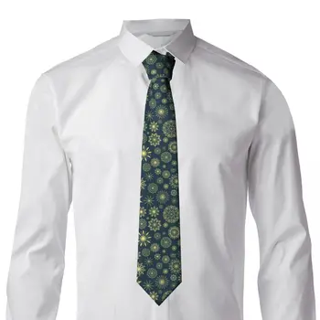 Коледен подарък Вратовръзка Снежинки Модерен Дизайн на Вратовръзки за врата Класически Случайни Вратовръзка-яка Мъжки Сватбени Аксесоари за връзки Коледен Подарък