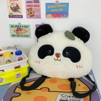 Новост раница с пандой, раница във формата на панда, чанта с мультяшными животни за момичета, Коледен подарък за рожден Ден
